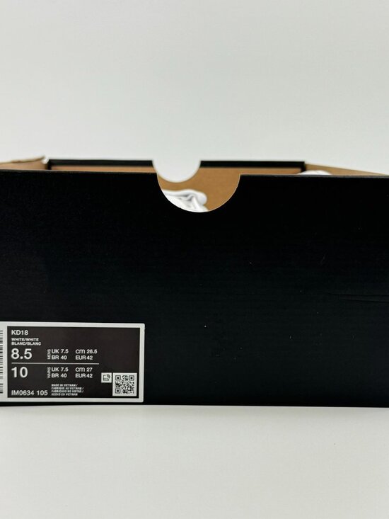 Nike KD 18 TB \'Triple White\' IM0634-105 Basketball Multi Size main image 6